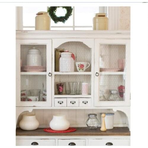 667A Chicken Wire Net for Craft Projects Lightweight Galvanized Hexagonal Wire Mesh with Mini Wire Cutting Pliers Protective