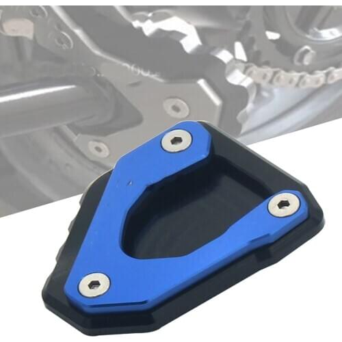 Motorcycle CNC Aluminum Kickstand Foot Side Stand Extension Enlarge Pad Support Plate For BMW G310R G310 R 2017-2018
