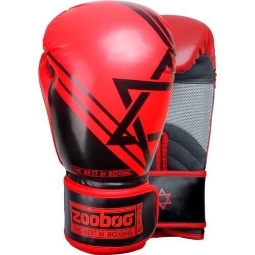Zooboo Adult MMA Muay Thai Boxing Gloves Kickboxing Grappling Mitts Gear Sanda Wushu Sparring Bag Punching Equipment DCO