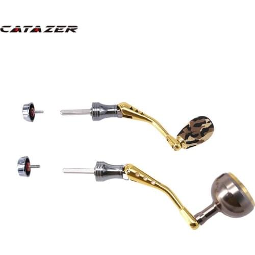 Catazer Fishing Reel S Brand Series Spinning Wheel Handle Rocker Four-corner Rod Stainless Steel Rocker Japanese Fishing Reels