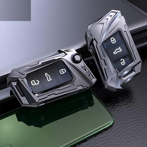 Car Key Case Fob Cover For Volkswagen VW Golf MK 5 7 Tiguan Touran Passat B8 Jetta Skoda Leon Ibiza GTI/Rabbit/R Kodiaq Octavia