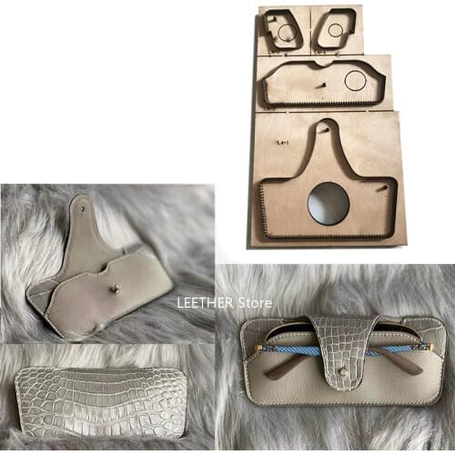 Japan Steel Blade Rule Die Cutter for Leather Glasses Case Sunglass and Reading Glasses Case Diy Leather Template Crafts
