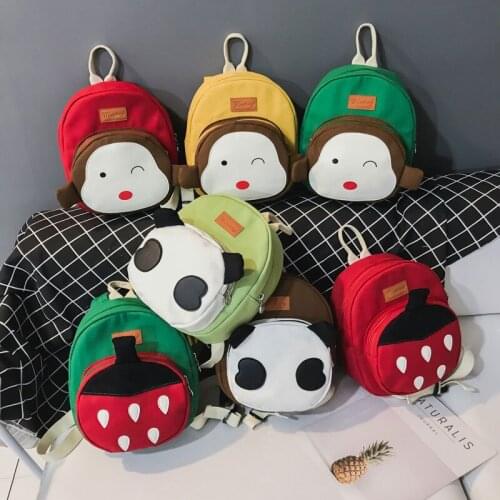 Childrens Bags Boys Girls Kindergarten Backpack Cartoon Printed Children Backpack Kids Travel Bag Baby Cute Animal Schoolbag