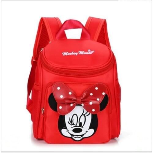 Disney Children Backpack Cartoon Frozen Baby Princess Schoolbag Minnie Backpack Kids Kindergarten School Bag
