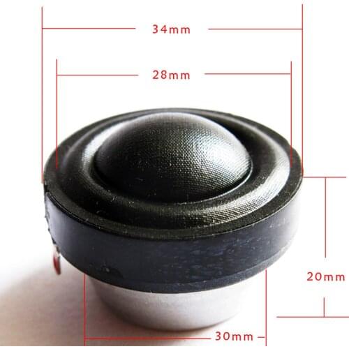1.25 inch Tweeter Speaker 8ohm 50W Sweet Sound Smooth Simulated flavor Special Magnetic Steel Design 1PCS