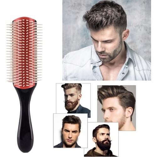 1 PCS Nine-Row Styling Comb Hair Salon Comb Curly Hair Straight Hair Massage Ribs Comb Smooth Hair Scalp Massages Tool Unisex