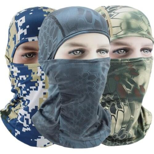 Multicam Balaclava Tactical Camouflage Caps Full Cover Hunting Fishing Camping Shield Face Scarf Men Military Hat