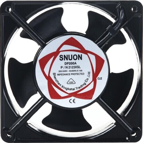 SUNON DP200A P/N2123XSL Server Cooling Fan AC 220V 0.14A 120x120x38mm 2-Wire