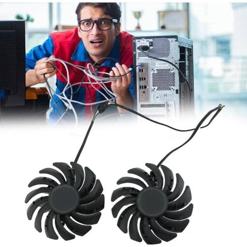 85Mm PLD09210S12HH 4Pin Cooler Fan for MSI RX 5700 XT/5600 XT/5500 XTOC Graphics Video Card Cooling Fans