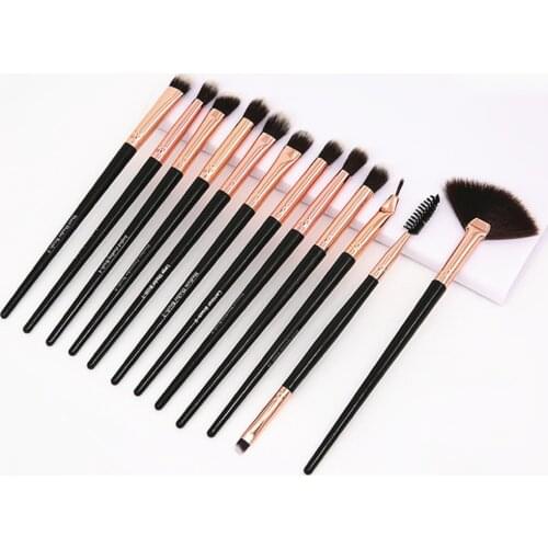 Eye Makeup Brushes Set 2/12 Pcs/lot Professional Make Up Brushes Eyeshadow Blending Eyeliner Eyebrow Eyelash Brush for Brow Lash