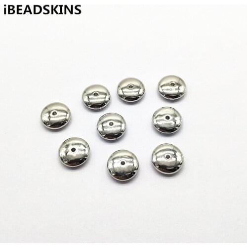 New arrival! 12x4mm 500pcs CCB Rhodium color flywheel Shape beads for Earrings parts,hand Made Earrings Findings Jewelry DIY