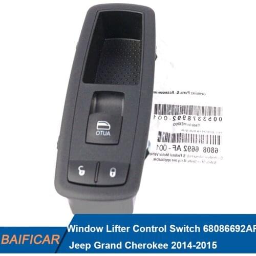 Baificar Brand New Genuine Front Passenger Right Power Window Lifter Control Switch 68086692AF For Jeep Grand Cherokee 2014-2015