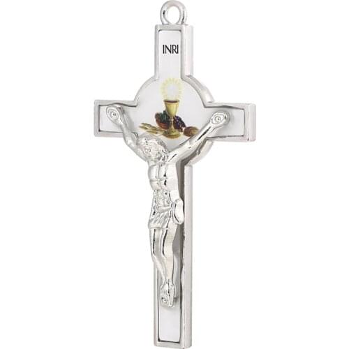 WholesaleDIY Accessories For Jewelry Cross Jesus TagChristmas Gifts Zinc Alloy Material Manufacturing Jewelry Making 2021
