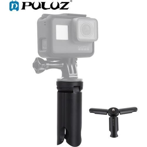 PULUZ Samertphone Mini Portable Folding Plastic Tripod for DJI Osmo Action/ GoPro HERO7/6/5/5 4 Session4/3+/3/2/1,Xiaoyi &Action