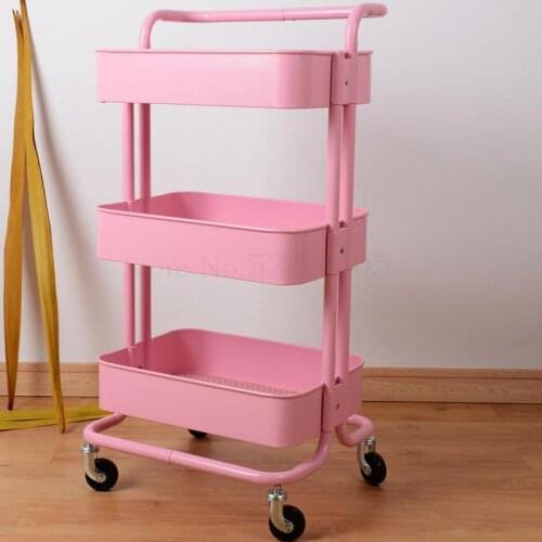 Beauty Salon car Baby Mobile Wheelbarrow Snack Shelf mobile wheeled cart snacks shelf rack kitchen trolley
