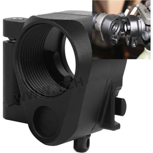Tactical AR Folding Stock Adapter Airsoft Hunting Accessory For M16/M4 SR25 Series GBB(AEG)