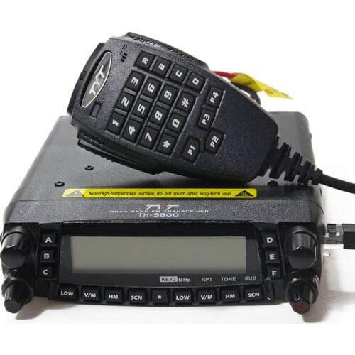 TYT TH-9800 Plus Quad Band 50W Car Mobile Radio Station Walkie Talkie with Original TYT TH9800 Quad Band Antenna TH 9800 Radio