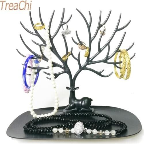 Bedroom Decoration Deer Bracelet Storage Tree Shelf Stand Holder Organizer for Earrings Necklace Ring Display Jewelry Organizer