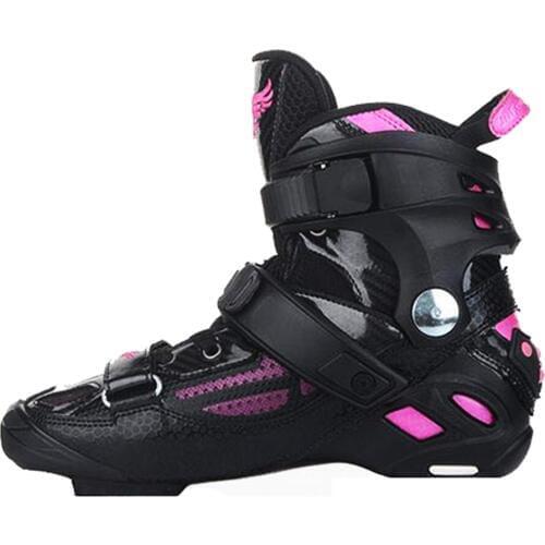 War Wolf Up Boots High Ankle Semi-solft For Slalom Patines Speed Inline Skates Upper Shoes Professional Racing Skating