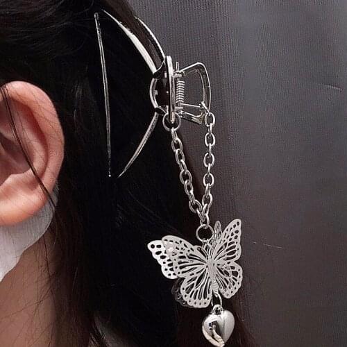 Butterfly Elegant Hair Claws For Women Girls Hair Clips Plastic Barrette Hair Clamps Hairpins Crab Hair Accessories Headwear