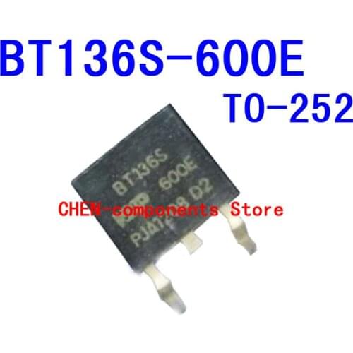 10pcs BT136S-600E TO-252 SMD Triac