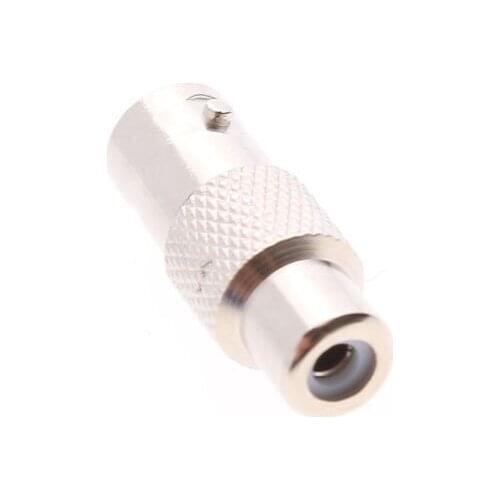 1X BNC Female Jack to RCA Female Plug Connector Adapter for CCTV Camera Nickel Plated Connector Adaptor