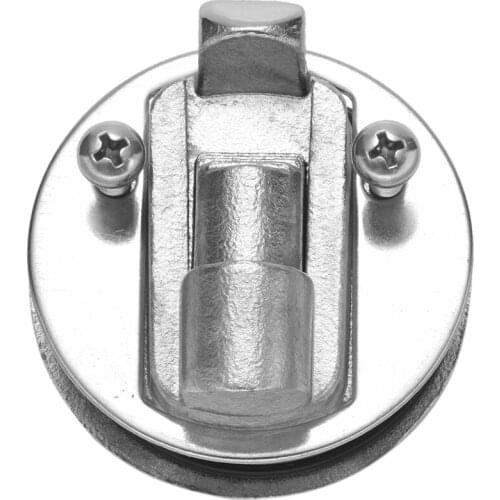 2 Inch 316 Stainless Steel Round Panel Deck Boat Deck Hatch Latch Flush Pull Latch Lock For Marine Yacht 50Mm