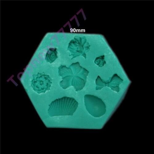2014 New Arrival 8 hole Flower Silicone Mould Sugar craft Cake Decorating tools Fondant silicone fondant molds 2373