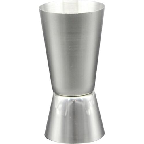 25/50ml Silver Stainless Steel Measuring Cup Cocktail Jigger Double Jigger Wine Glass Ounce Cup Drink Liquid Measuring Cup Tools