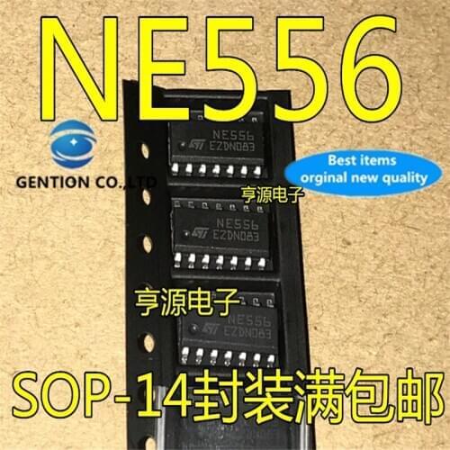 50Pcs NE556 NE556DR NE556DT SOP-14 Double precision timer IC in stock 100% new and original