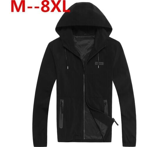 9XL 8XL 6XL 5XL New Arrival Mens Jackets Fashion Coats Male Casual Slim Fit Solid Color Jacket Coat Men Outerdoor Overcoat