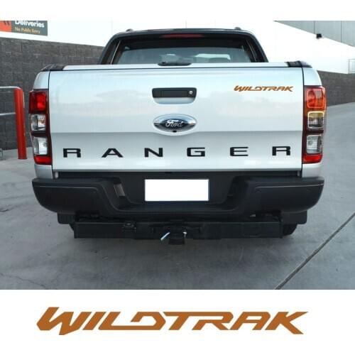 Car accessories 1 piece wildtrak letter graphic Vinyl sticker for door or rear tailgate sticker decal fit for Ford Ranger