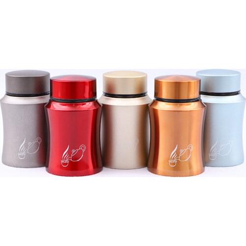 50g Stainless Steel Tea Jar Innovative Sealing and Leak-proof Tea Coffee Spice Storage Container Outdoor Portable Anti-fall Box