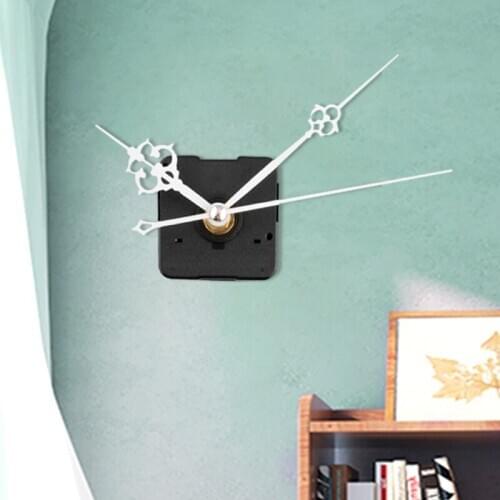 1pc 13mm Silent Large Clock Quartz Clock Movement Mechanism White Hand DIY Fashion Replacement Repair Kit Tool Set