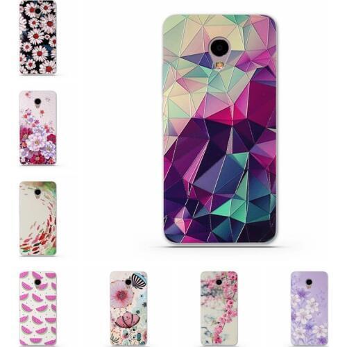 Phone Case Cover for Meizu M3E Ultra Soft TPU Silicon Flower Animals Mobile Phone Bags for Meizu m3e Cover For Meizu Meilan E
