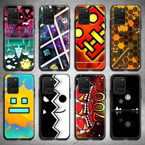 HOTCASHOP hot game Geometry Dash Phone Case for Samsung S20 plus Ultra S6 S7 edge S8 S9 plus S10 5G lite 2020