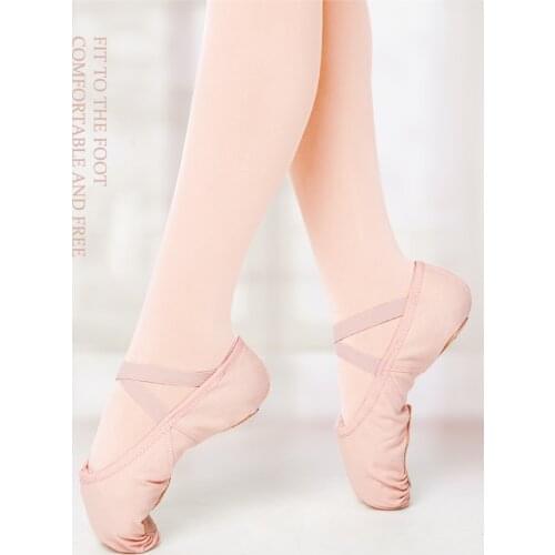 Canvas Ballet Shoes Soft Suede Sole Girls Women Children Teacher Ballerina 6 Colors Professional Dance Shoes Gym Yoga Slippers