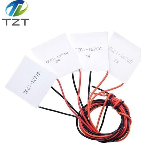 TEC1-12705 Thermoelectric Cooler Peltier TEC1-12706 TEC1-12710 TEC1-12715 40*40MM 12V Peltier Elemente Module