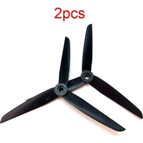 2PCS 3 Leaf Blade Propeller GWS 8040/GWS 7035 Direct Drive Paddle Props Replacement Accessories for RC Airplane Electronic Motor