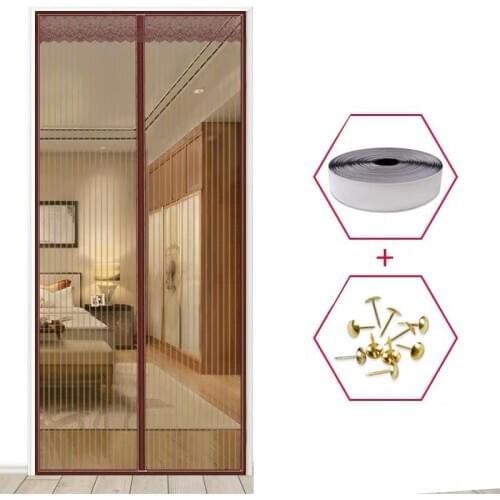 Magnetic Screen Door Curtain Net Anti Insect Mesh Fly Screen Mosquito Protection Net Magnet Curtains for Doors Windows