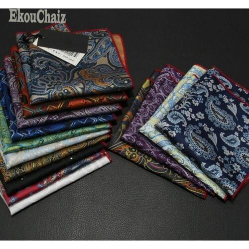 Fashion Festival Tie Handkerchif Bolsillo Toalla Lenco De Bolso Paisley Cravate Pour Homme Gravata Corbata Wedding Pocket Square