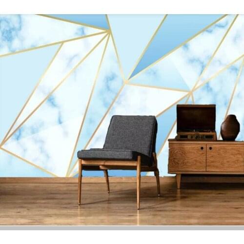 Papel de parede Modern Nordic geometric abstract 3d wallpaper mural,living room tv wall bedroom wall papers home decor