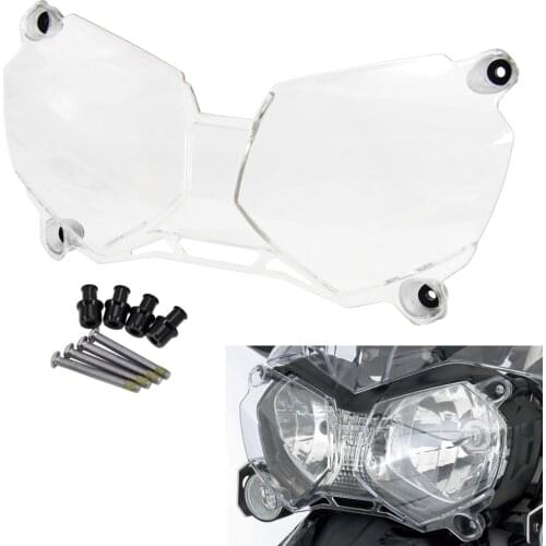 NEW Motorcycle Acrylic Headlight Protector Light Cover Protective Guard FOR Tiger 800 1200 XCX XRX Explorer 1215