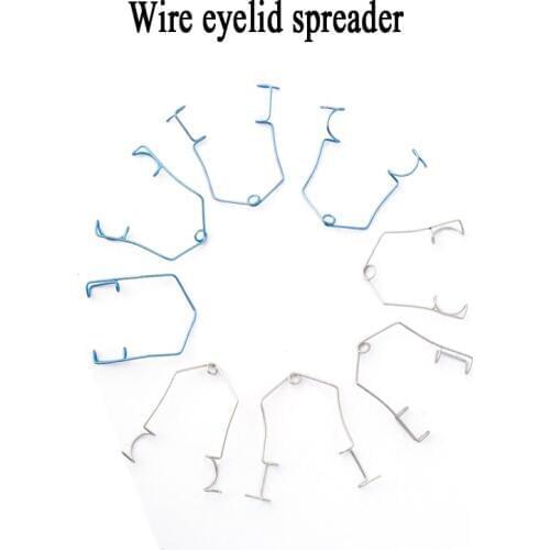 Eye opener ophthalmology opener eyelid microscopy instrument open eye titanium wire sealing gap
