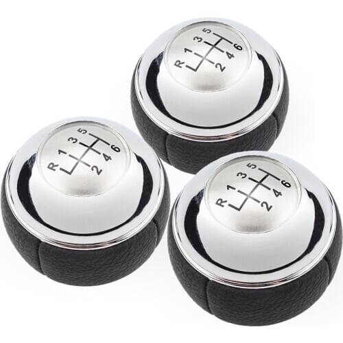 5 Speed and 6 Speeds Car Gear Shift Knob Shifter Lever Handle Ball Chrome Manual For Mini R50 2000-2006 Cabrio R52 2002-2008