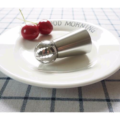 Russian Piping Nozzles Ball Shaped Stainless Steel Pastry Tool Cream Pastry Icing Tips Cup Cake Cupcake Decoration No.8