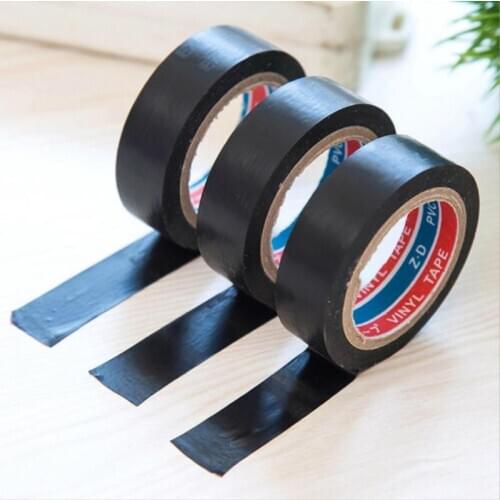 Black Transformer Electric Wire Insulation Flame Retardant Plastic Self Adhesive Tape PVC Waterproof Duct Tape Dropshipping
