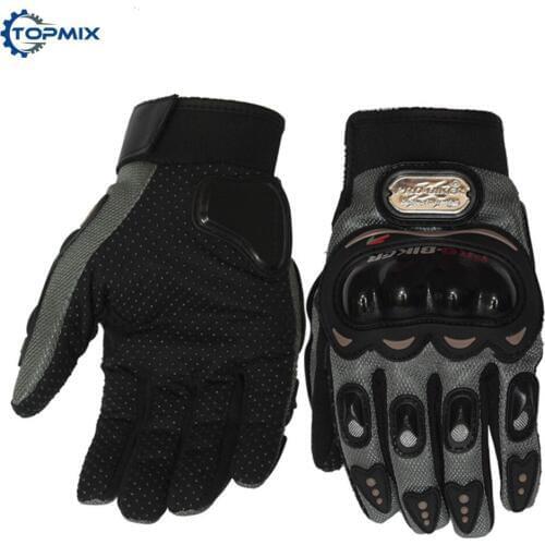 Blue/Black/Red/Grey Summer Winter Full Finger motorcycle gloves gants luvas motocross motorbike guantes moto racing gloves