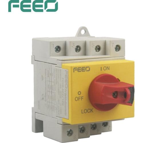 FDIS 2P 32A 600V 4P 32A 1000V Solar DC lsolator Switch TUV TUV certificate