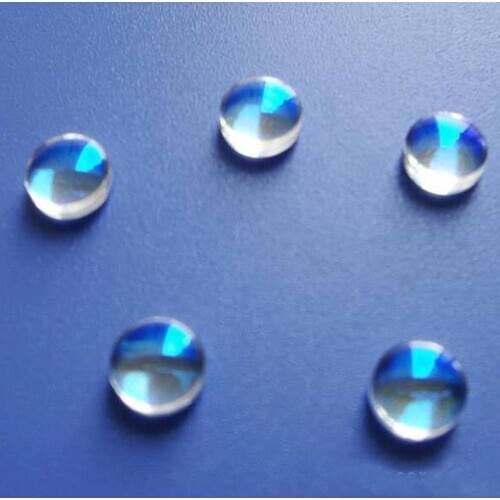 Outer diameter 3mm focal length 3.77mm small size glass aspherical focusing lens laser collimator lens can be customized